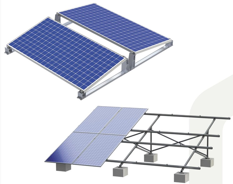 Concrete Flat Roof PV System